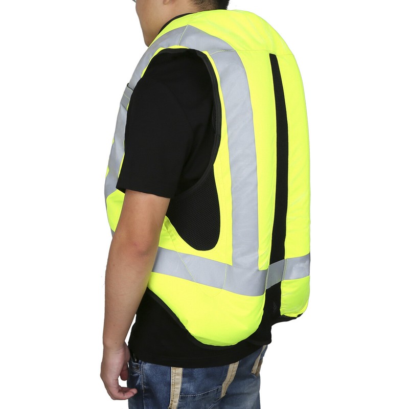 Air Bag Vest Safety Protective System Inflatable Turtle Motorcycle Jacket XXL US
