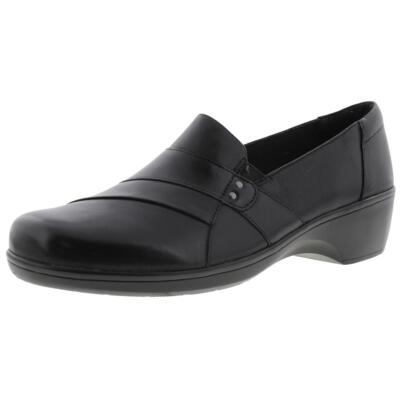 

Женские лоферы Clarks May Marigold, черные туфли на каблуке, ширина 11 (C, D, W), BHFO 5503, Черный