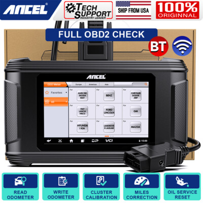 ANCEL DM500 OBD2 Scanner Odometer Correction Mileage Adjustment Oil Reset Tool
