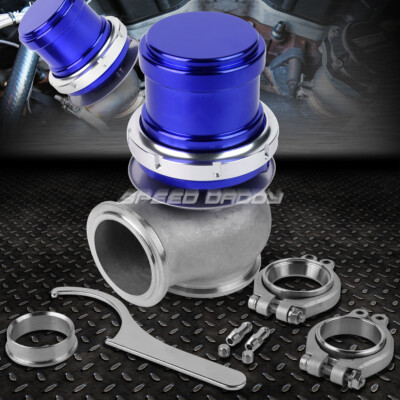 УНИВЕРСАЛЬНЫЙ ВНЕШНИЙ ТУРБОКОМПРЕССОР V-BAND 5.25 WASTEGATE ДИАМЕТРОМ 45 ММ С ДАВЛЕНИЕМ 14 ФУНТОВ НА КВАДРАТНЫЙ ДЮЙМ + ПРУЖИНА СИНЕГО ЦВЕТА