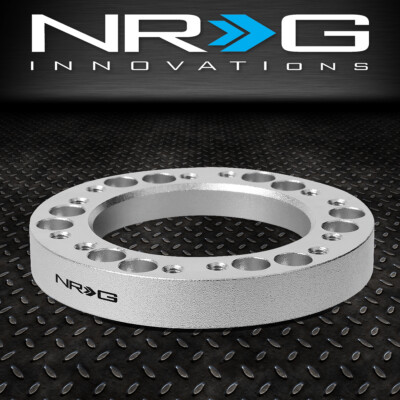 NRG SRK-500SL УНИВЕРСАЛЬНОЕ АЛЮМИНИЕВОЕ РУЛЕВОЕ КОЛЕСО 0,5 СТУПИЦЫ ПЕРЕХОДНАЯ ПРОКЛАДКА СЕРЕБРИСТОГО ЦВЕТА
