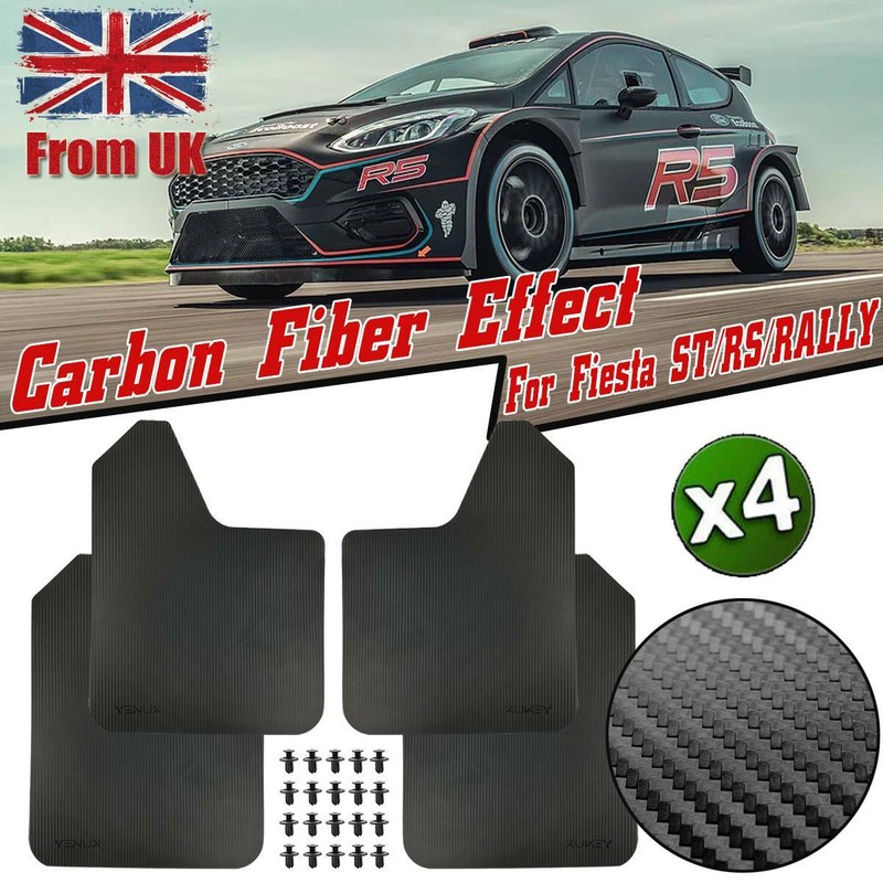 For Ford Fiesta ST ST LINE RS Rally ST180 ST150 Mud Flaps Splash Guards