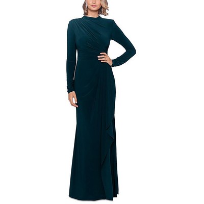 Женское зеленое макси-платье с рюшами для вечеринки Betsy & Adam 12 BHFO 2104