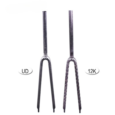 Carbon Fiber Road Bike Hard Fork 700C Road Bike Accessories V Brake Front Fork