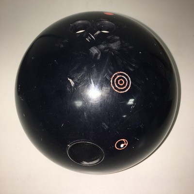 USED 15# Ebonite Mission Unknown Reactive Resin Bowling Ball - 4 3/4