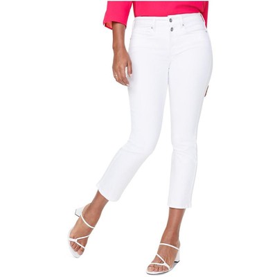 

Женские джинсы скинни до щиколотки Marilyn White Mock Fly NYDJ  BHFO 1003, Optic white