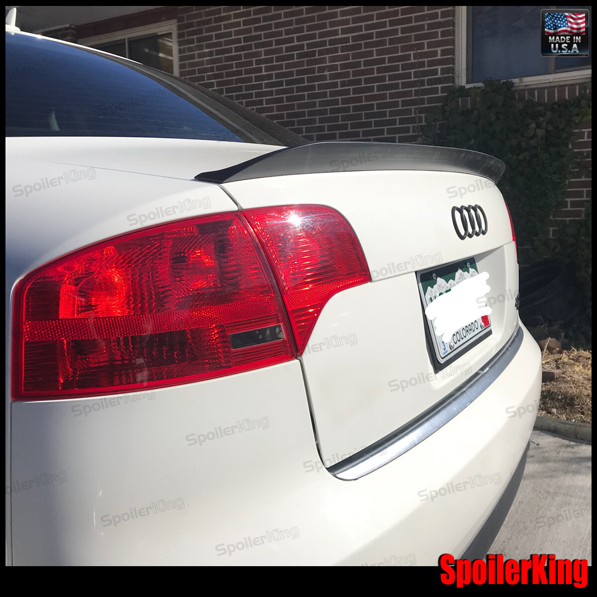 SPK 284G Universal rear trunk spoiler SELECT a SIZE 30"- 63" available