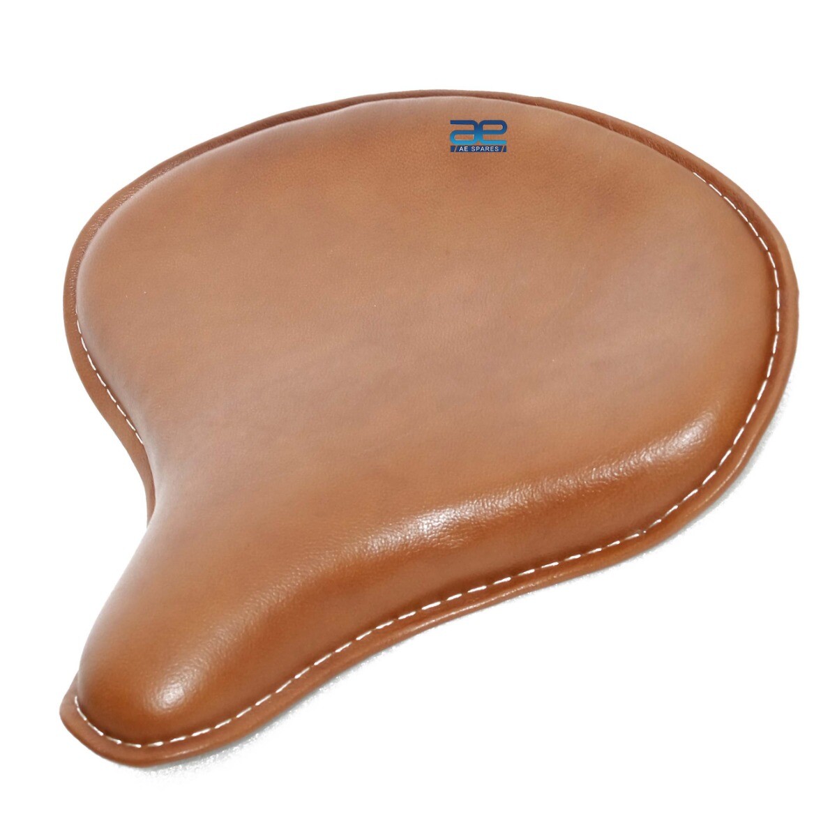 Leather Seat Tan Brown Indian Chief Scout Military Custom Chopper Bobber  
