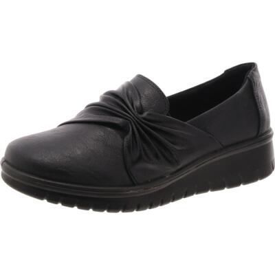 Easy Street Womens Faith Leather Casual And Fashion Sneakers Shoes BHFO 7376