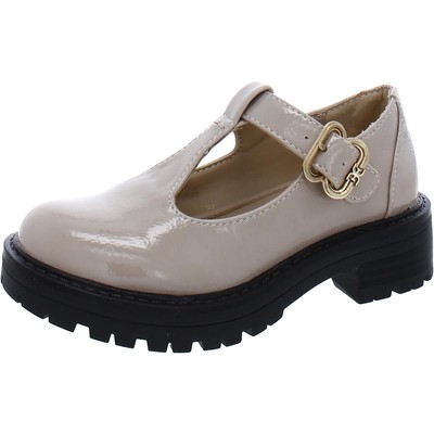 

Sam Edelman Girls Taelor Beige Mary Janes 11 Medium (B,M) Little Kid BHFO 1041, Chai latte patent, Taelor