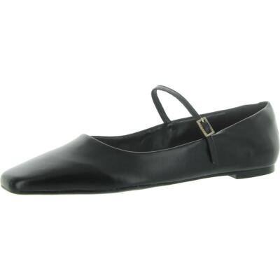 Arezzo Womens Eleanor Black Ballet Flats Shoes 9.5 Medium (B,M) BHFO 4779