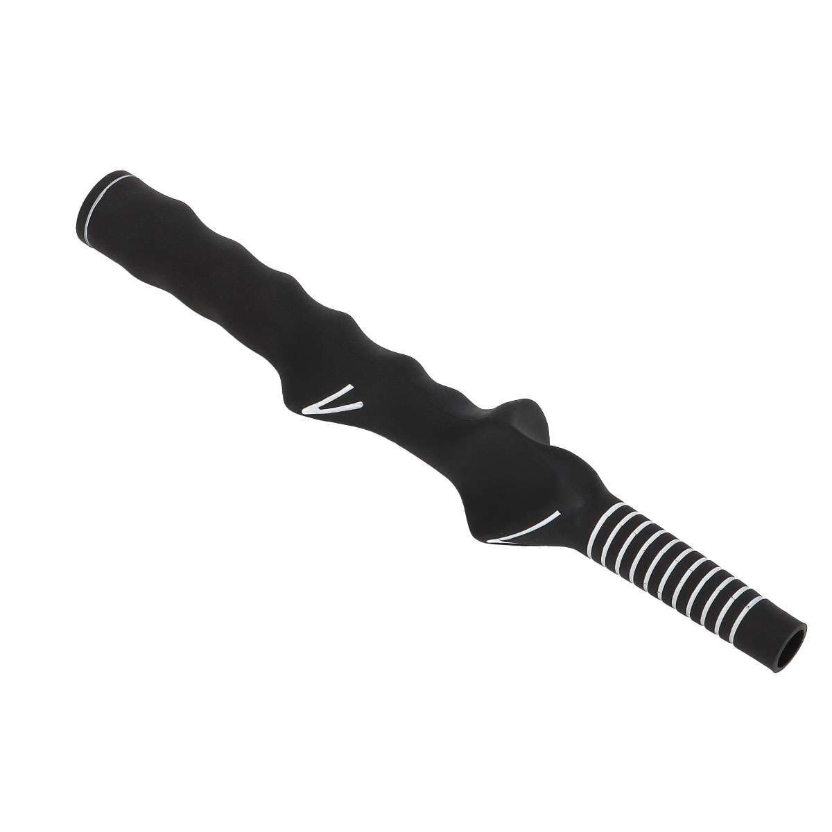 Golf Club Swing Training Grip Right Handed Teaching Practice Aid Warm Up Black