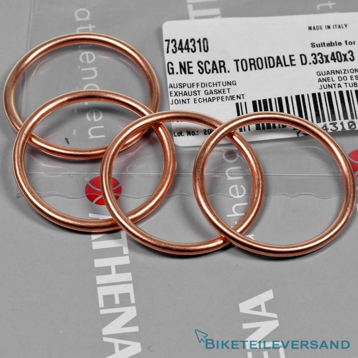 4X Krümmerdichtung Auspuffdichtung f. BMW K100 RS RT LT /2 K 100 1100 1200 RS LT