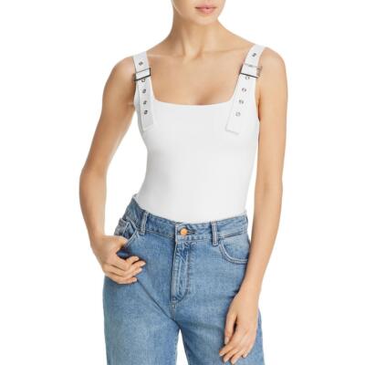 

Женское повседневное боди-стринги Tiger Mist Kailey White без рукавов, топ  BHFO 8567, Белый