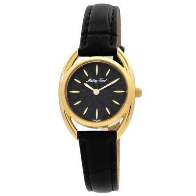 Женские часы Mathey-Tissot Saphira с кварцевым черным циферблатом D933PLYN