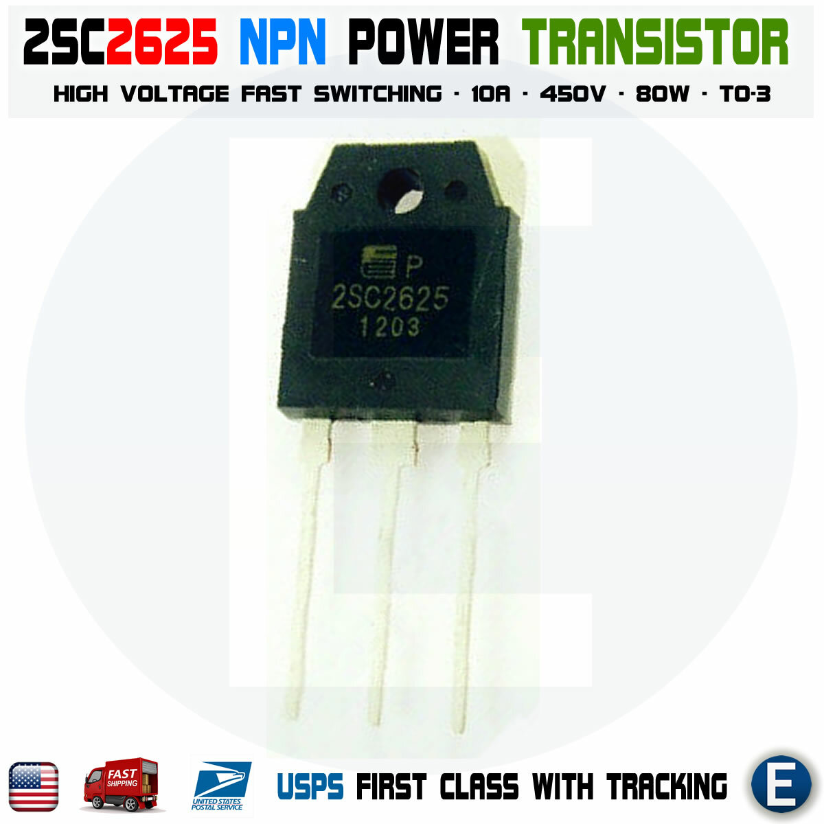 2SC2625 C2625 Transistor High Voltage Speed Switching NPN