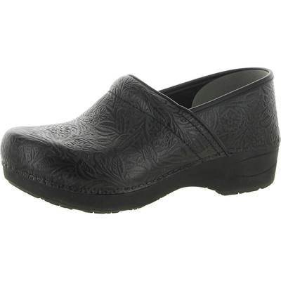 

Женские сабо Dansko XP 2.0, черные кожаные сабо с цветочным принтом 41, средний (B,M) BHFO 0665, Black floral tooled, XP 2.0