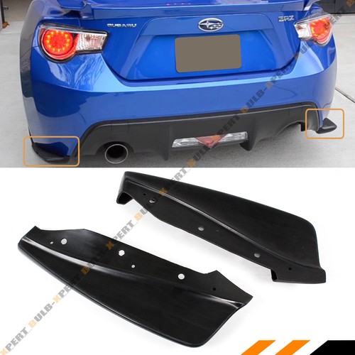 For 2013-2016 Scion FR-S FRS / Subaru BRZ CS Style Rear Bumper Aero Side Aprons