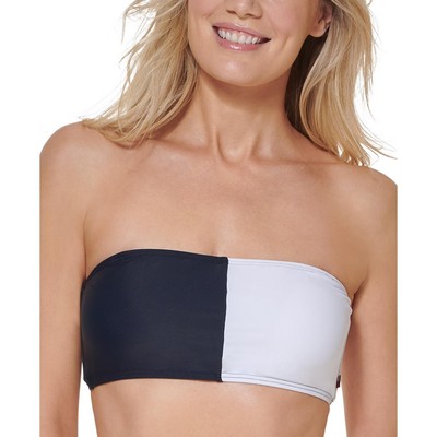 Tommy Hilfiger Womens White Beachwear Summer Bikini Swim top M BHFO 5845