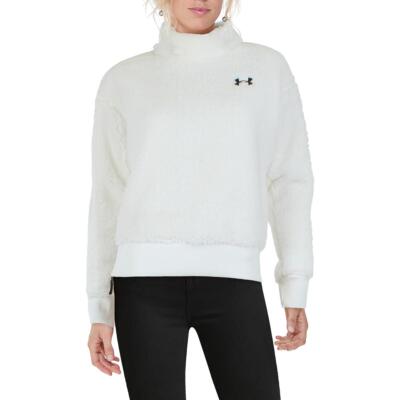 

Under Armour Womens Logo Warm Workout Fleece Jacket Athletic BHFO 9616, Белый, 1345046