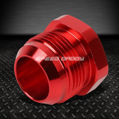 16AN AN-16 1 РАСШИРИТЕЛЬНЫЙ БОЛТ С КРАСНОЙ АЛЮМИНИЕВОЙ АНОДИРОВАННОЙ ГАЙКОЙ, КОНЦЕВАЯ ЗАГЛУШКА, СТОПОРНЫЙ ФИТИНГ-АДАПТЕР