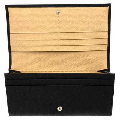 Pre-owned Longchamp Roseau Black Ladies 3.9 X 7.7 In Wallets L3146hpn001 L3146hpn001