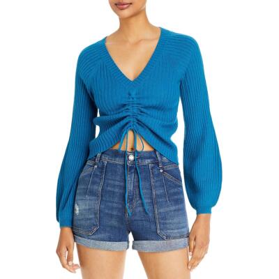 

Женский кашемировый топ с завязками Aqua Cashmere, пуловер, рубашка-свитер BHFO 7986