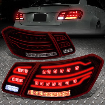 [СВЕТОДИОДНАЯ НЕОНОВАЯ ПОЛОСКА] ДЛЯ 10-12 АВТОМОБИЛЕЙ MERCEDES BENZ E-CLASS W212 СЕДАН ЗАДНИЙ ФОНАРЬ СТОП-СИГНАЛ