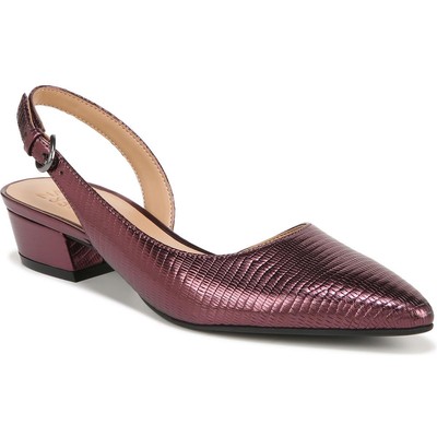 Naturalizer Womens Banks Red D'Orsay Heels Shoes 6.5 Wide (C,D,W) BHFO 7381