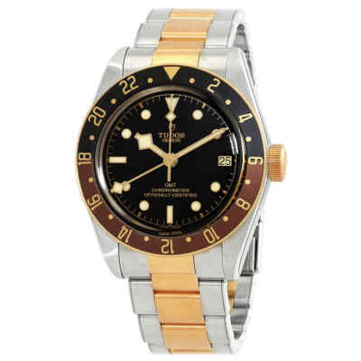 Pre-owned Tudor Black Bay Automatic Chronometer Black Dial Men's Watch M79833mn-0001
