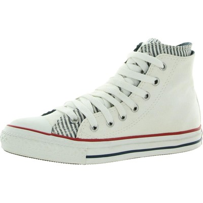 

Белые повседневные и модные кроссовки Converse Boys 3 Medium (D) BHFO 3647, Boating white