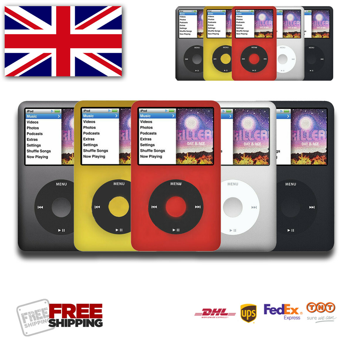 Apple iPod Classic 7th Generation (160GB/256GB/512GB/1TB/2TB