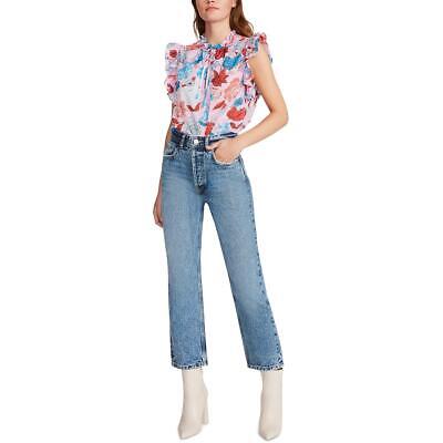

BB Dakota by Steve Madden Женская блузка с цветочным принтом и завязками на шее BHFO 0272, Розовый