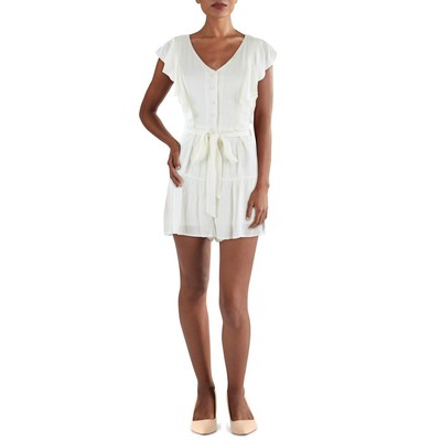Женское приталенное платье-клеш цвета слоновой кости Fashion on Earth Juniors M BHFO 4870