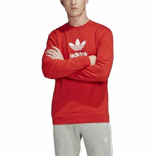 

[FM9918] Мужские Adidas Originals Premium Crewneck, Красный