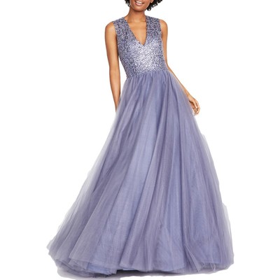 

Женское серое вечернее платье Glamour by Terani Couture для выпускного вечера Juniors  BHFO 7387, Charcoal