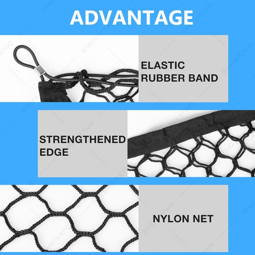 1X Nylon Rear Trunk Envelope Style Mesh Cargo Net for Chevy Equinox 2018-2023 US 1X Nylon Rear Trunk Envelope Style Mesh Cargo Net for Chevy Equinox 2018-2023 US