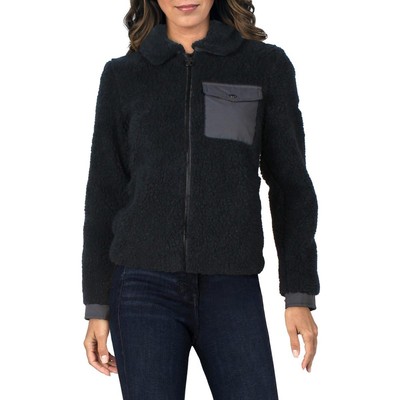

Barbour Womens Birling Navy Теплое короткое пальто из искусственного меха Верхняя одежда  BHFO 2763, Birling
