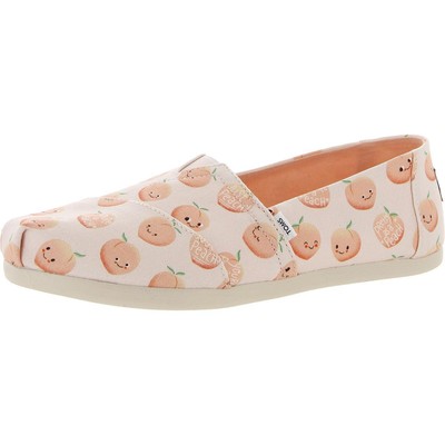 

Женские розовые повседневные и модные кроссовки на плоской подошве Toms 7 Medium (B,M) BHFO 6022, Pink pearl/ peach print, 10017633
