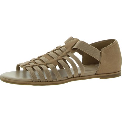 

Женские светло-коричневые кожаные сандалии Eileen Fisher Huarache 6, средний (B,M) BHFO 2669, Tan, BHFO