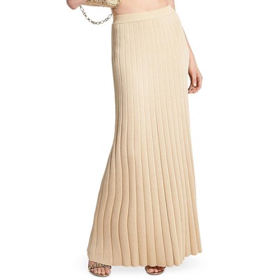 Женская бежевая макси-юбка-стрейч А-силуэта MICHAEL Michael Kors XS BHFO 4596