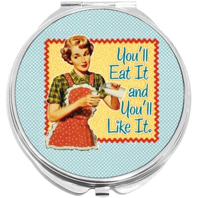 Eat It and Like It Compact with Mirrors - Perfect for your Pocket or Purse