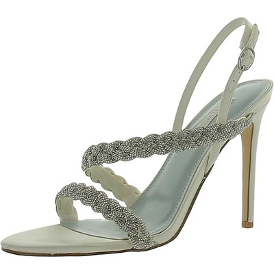 Женские босоножки на шнуровке Nine West Tiff цвета слоновой кости 8 средних размеров (B,M) BHFO 5396