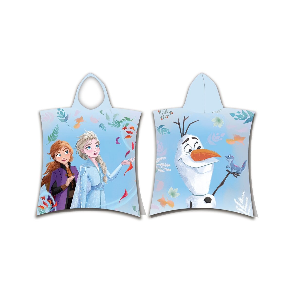 Eiskönigin Poncho 50x115cm – Strandtuch Elsa Blue Design