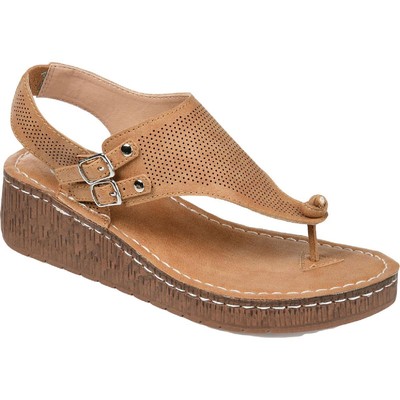 

Женские сандалии на танкетке Mckell Tan Journee Collection 10 Medium (B,M) BHFO 9589
