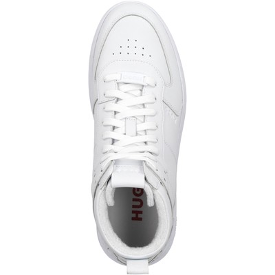 HUGO BOSS HUGO SNEAKER KILIAN_HITO, GLATTLEDER, WEISS, HERREN