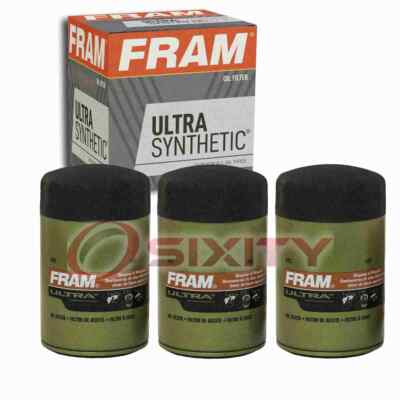 3 pc FRAM Ultra XG3600 Engine Oil Filters for FB73B CB25 B13161M B13131M fk