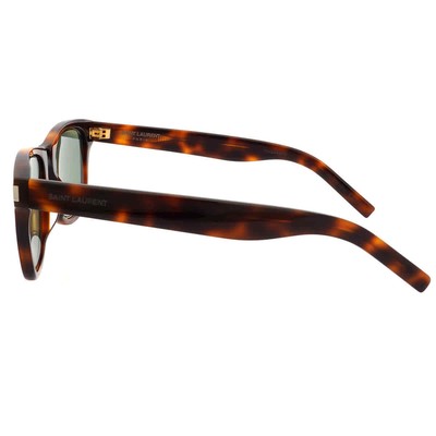 Pre-owned Saint Laurent Green Square Unisex Sunglasses Sl 51 Rim 003 50 Sl 51 Rim 003 50
