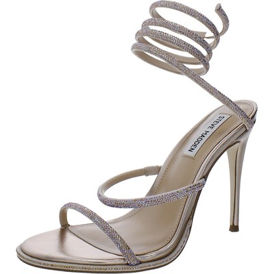 Женские туфли Steve Madden EXOTICA Tan на высоком каблуке с запахом, 6 средних размеров (B, M) BHFO 3958