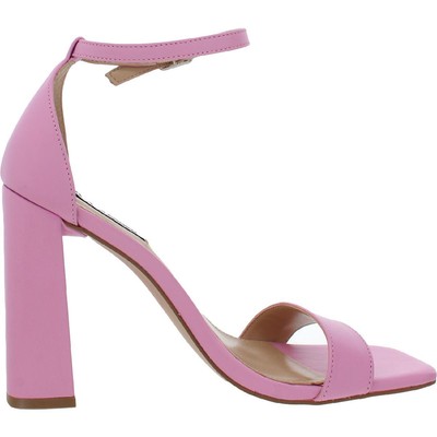 

Женские розовые босоножки на блочном каблуке Steve Madden Tiaa 6,5 средний (B,M) BHFO 6841, Pink leather